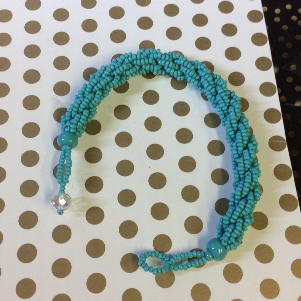 Turquoise beaded bracelet