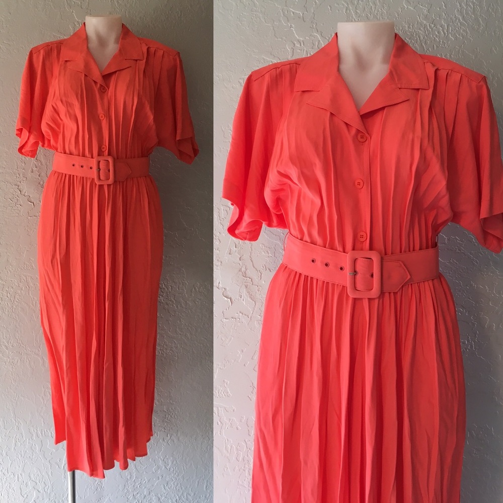 Vintage belted dress