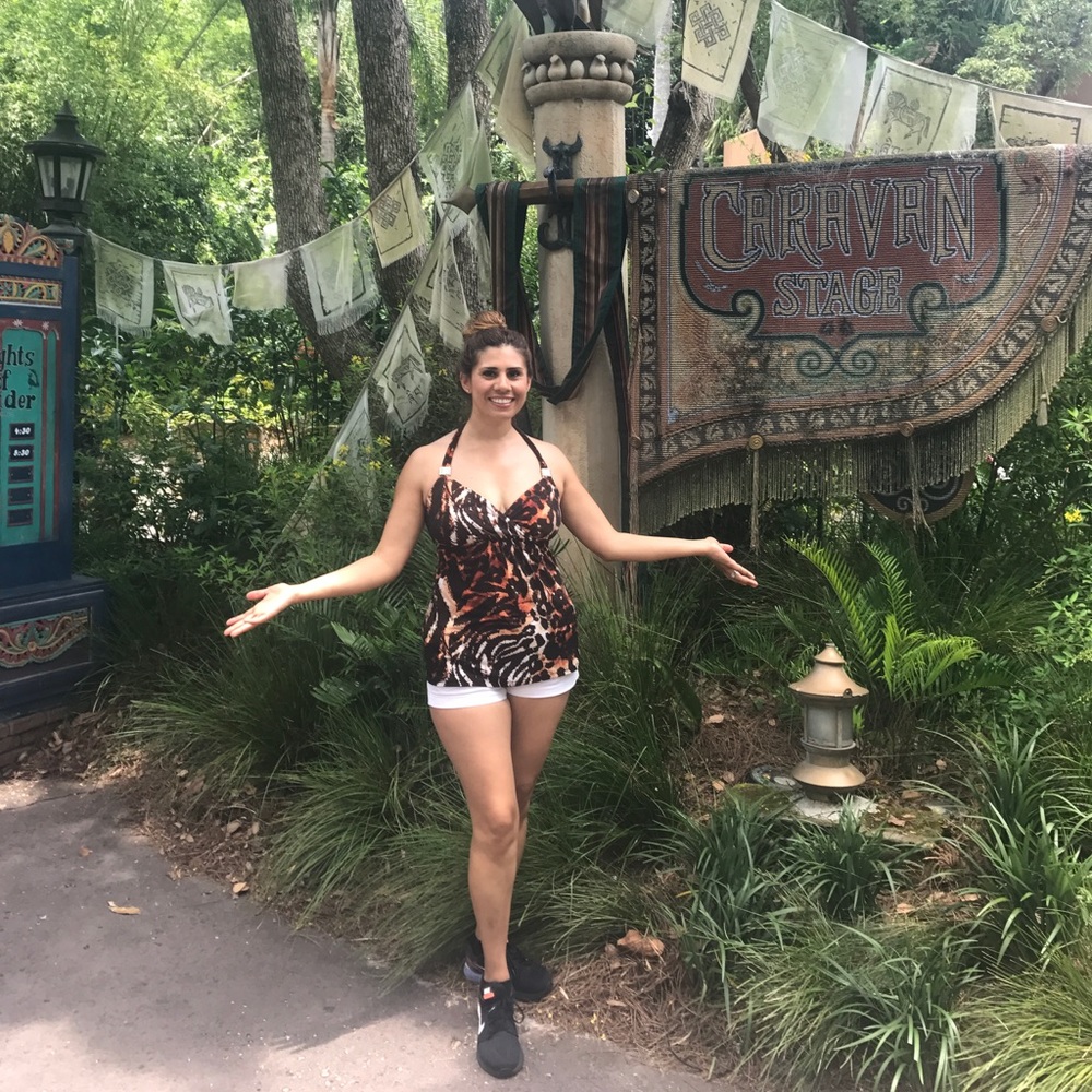 Cache - Animal Print Halter Top