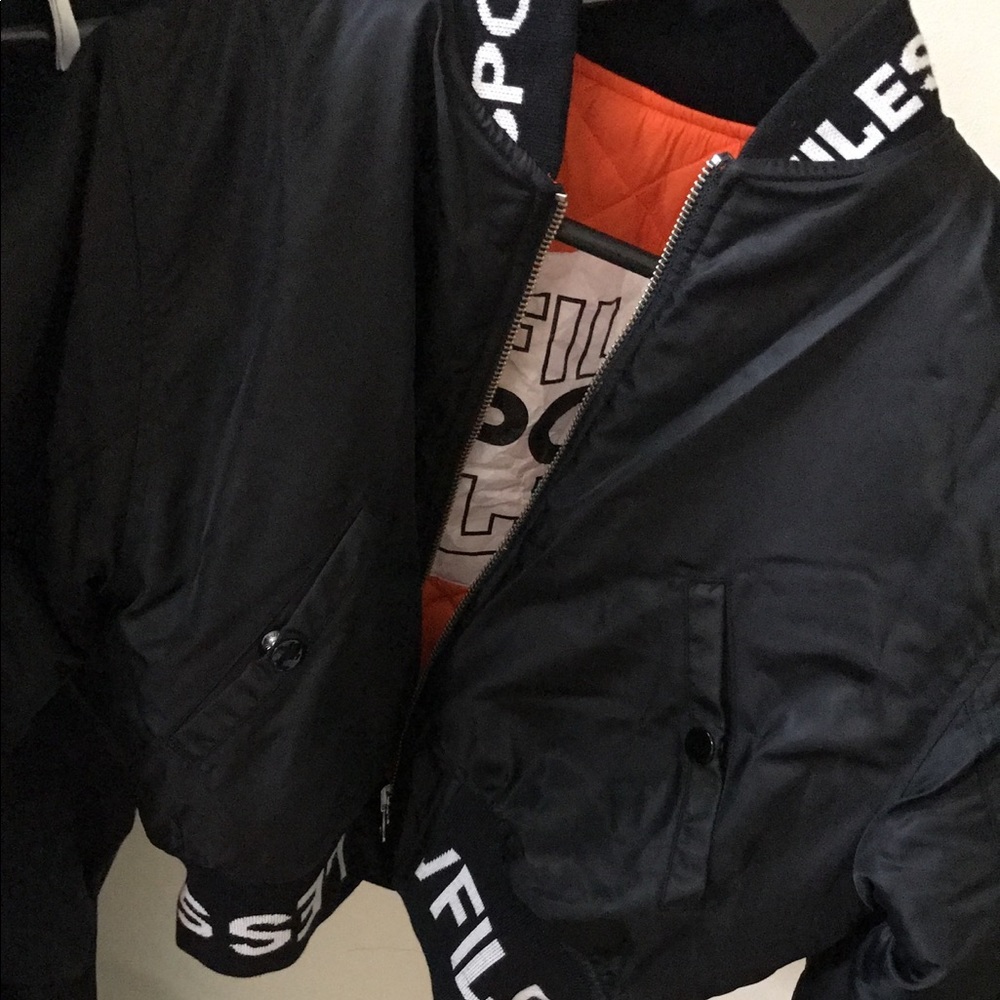 V- Files Bomber Jacket