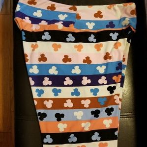 EUC Lularoe OS leggings Disney Minnie Mouse