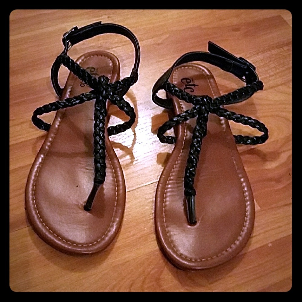 Black sandals