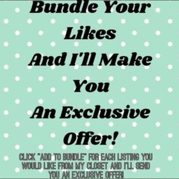 Bundle your likes and I'll send you private offer - Picture 1 of 1