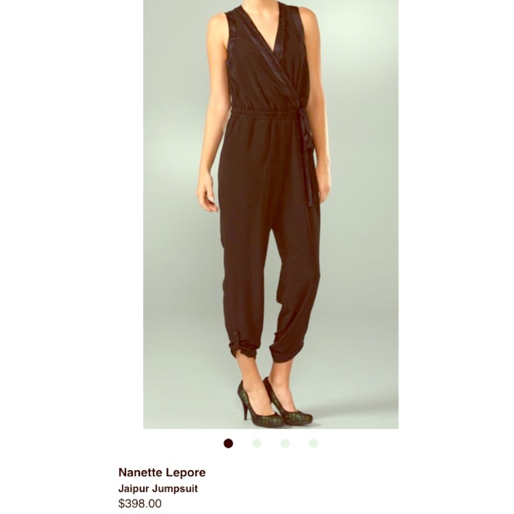 Nanette Lepore Black Jumpsuit