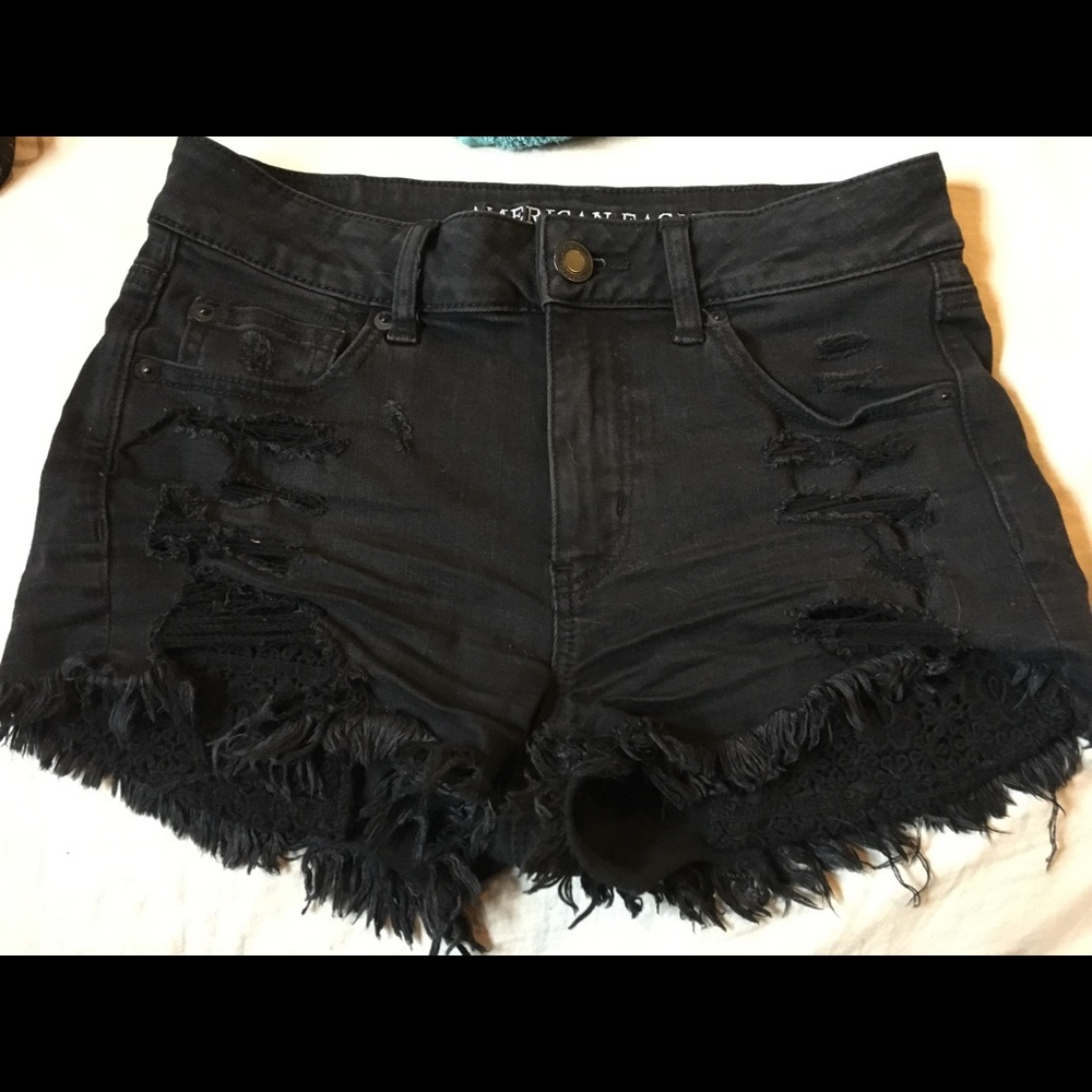AMERICAN EAGLE HIGH WAISTED SHORTS