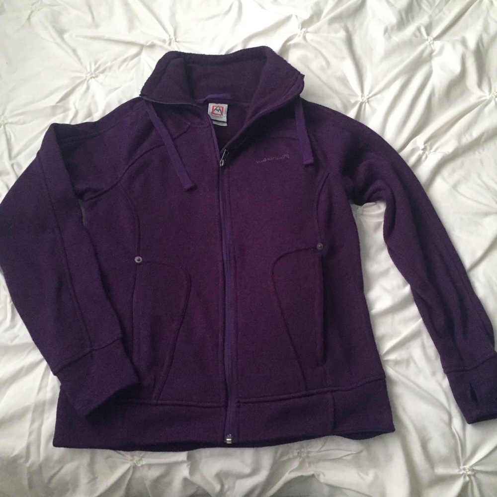 Avalanche Puprle Plum Zip Up Jacket Coat