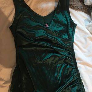NWT emerald green pin up dress