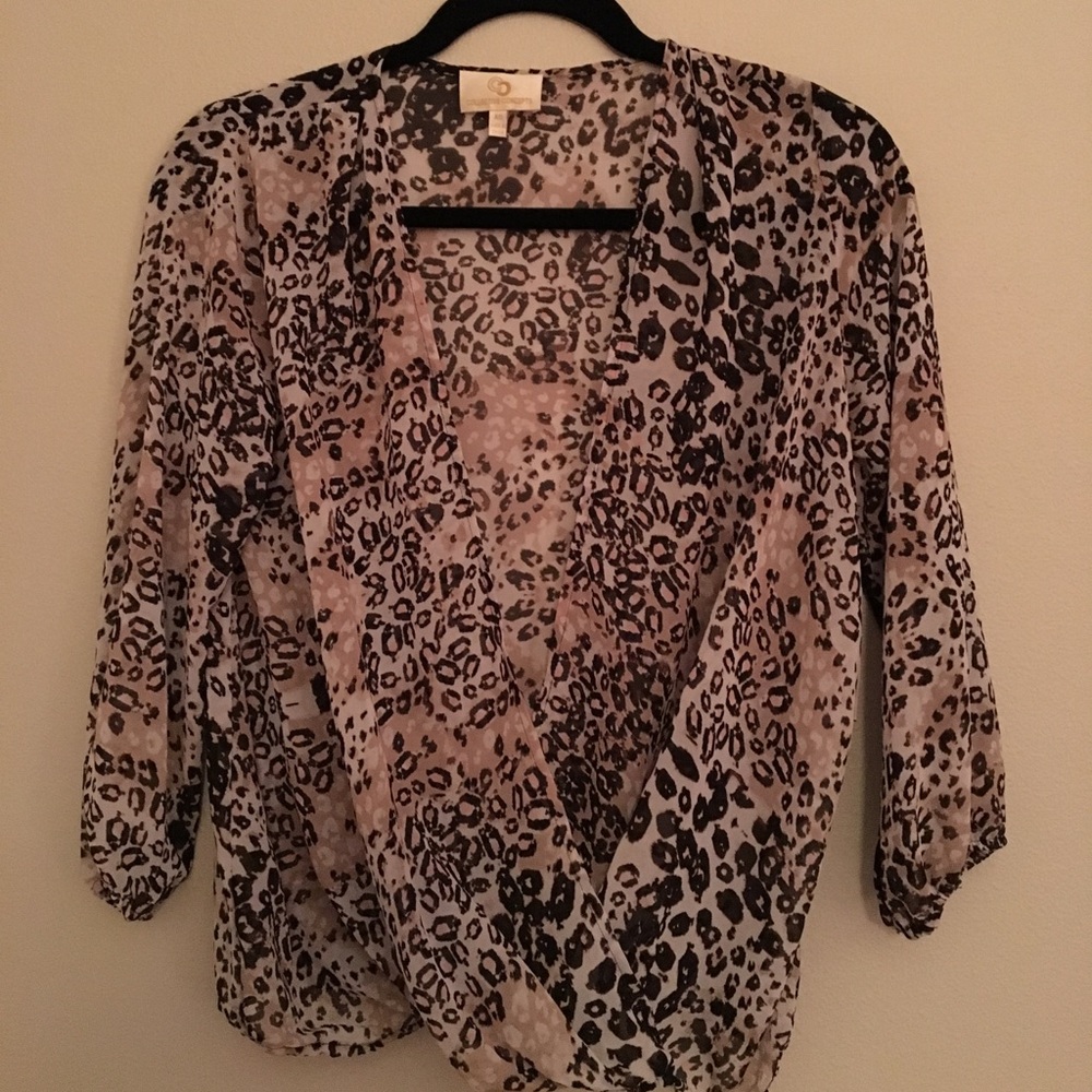 New- sheer top from collective concepts