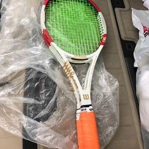 Two roger Federer raquets pro staff 95 white