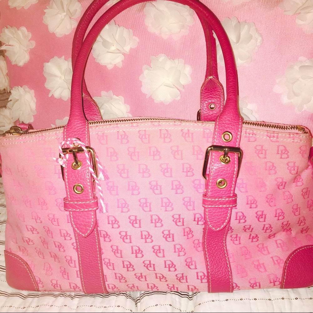 Pink Dooney and Bourke satchel
