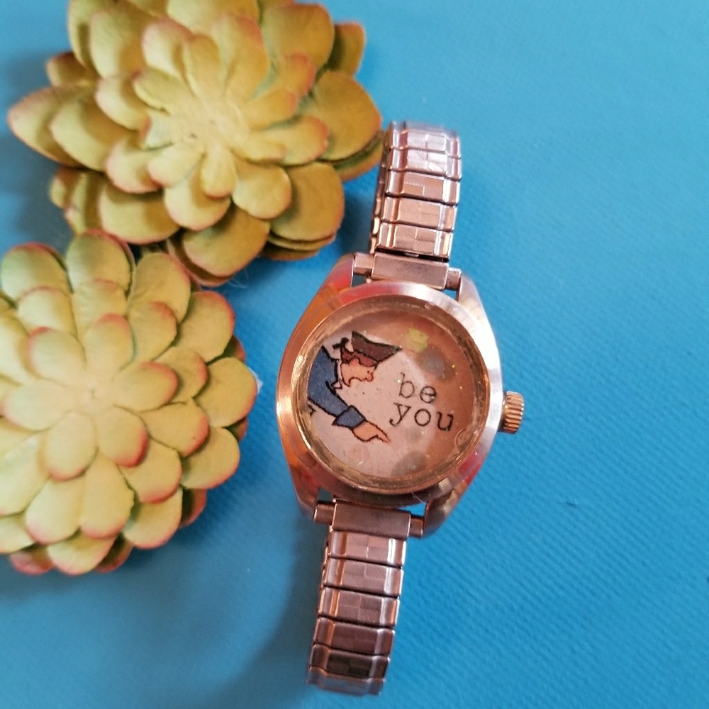 Refashioned upcycled watch bracelet - Picture 3 of 3