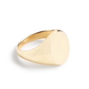 J.Crew 14k Signet Ring, MINT.