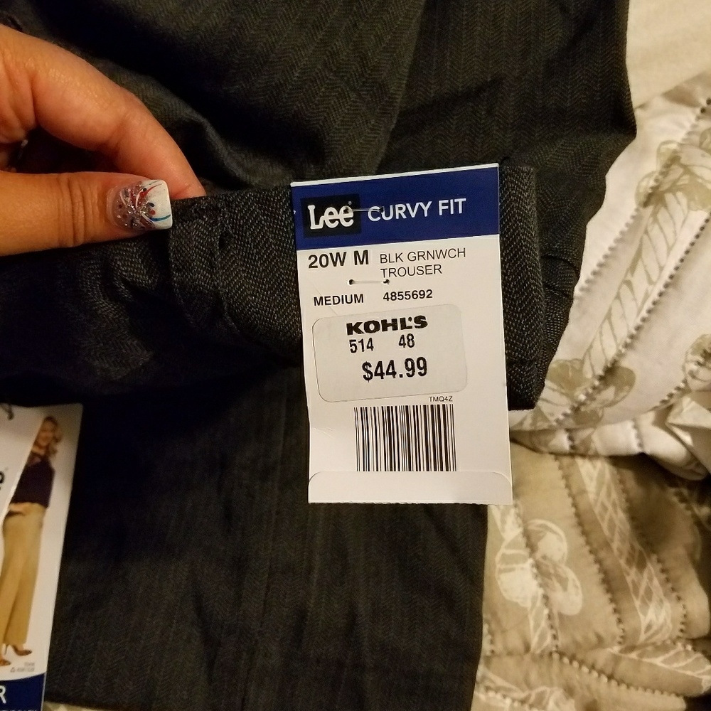 Lee curvy fit slacks