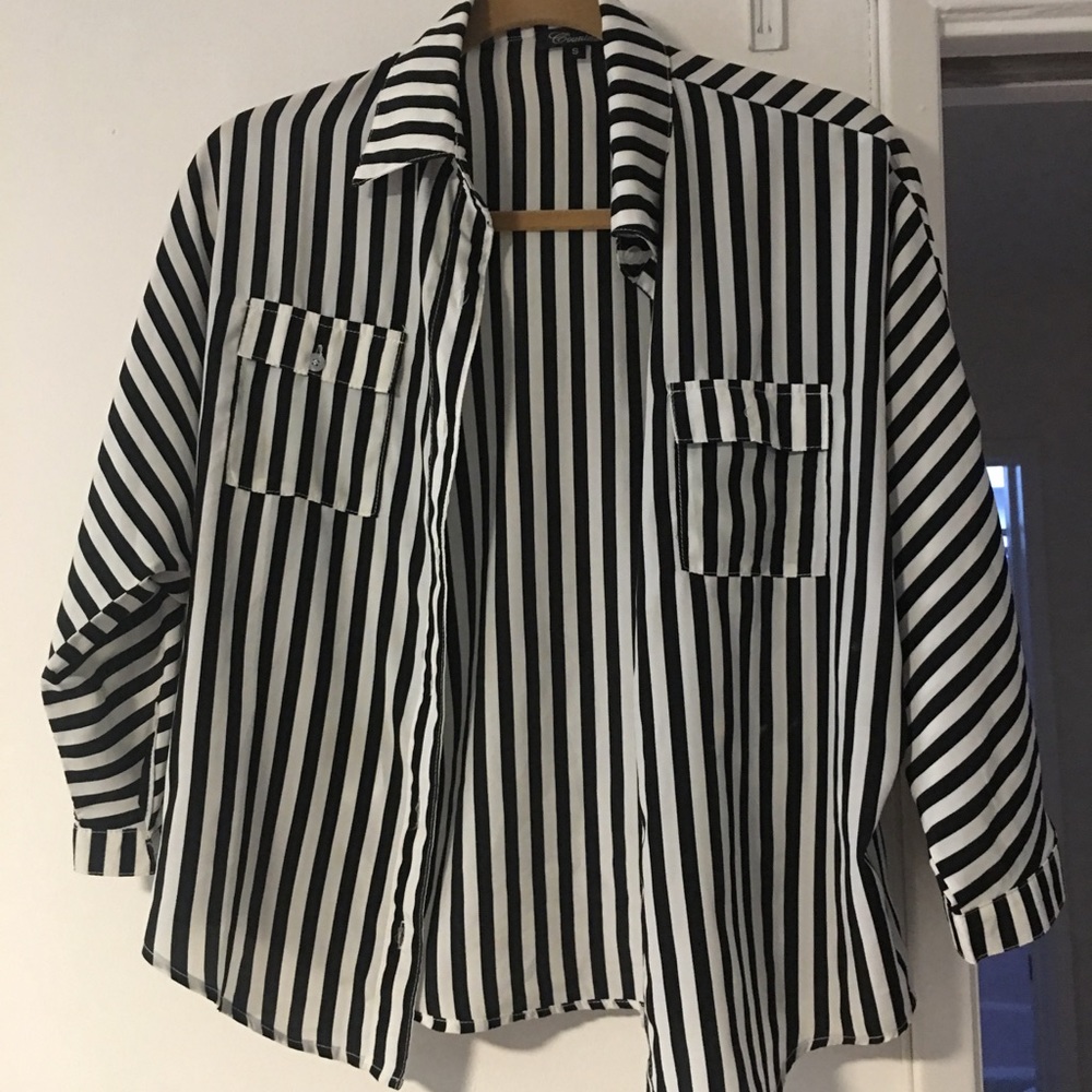 Striped Button Up Shirt