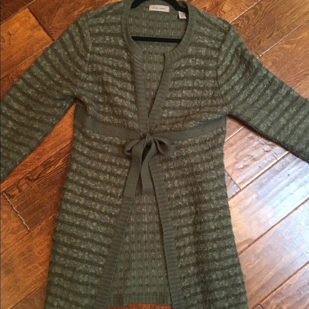 Macy's sweater with part wool!