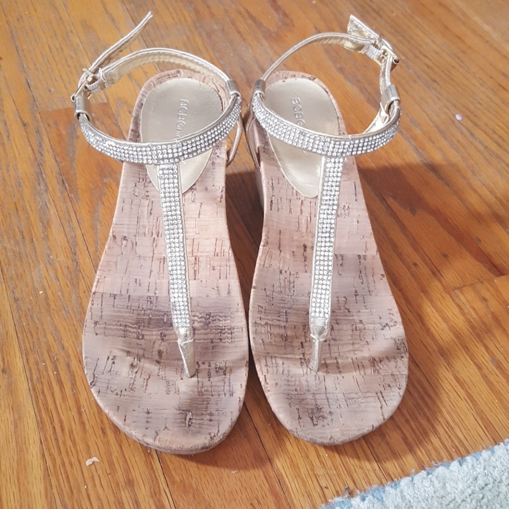 BCBG generation sparkly sandals