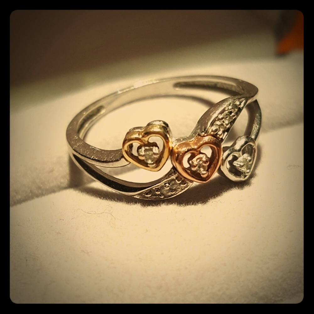 Past Present & Future Promise Pre Engagement Ring