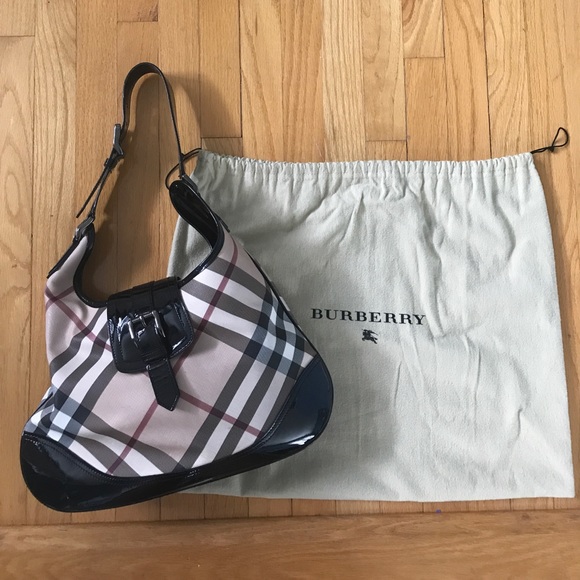 EUC Burberry Supernova Check Shoulder Bag