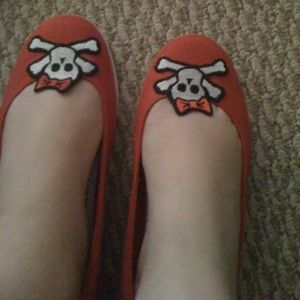 Betsey Johnson skull shoes