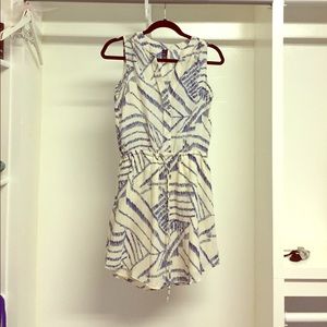 Gap blue and white summer dress, only worn once!