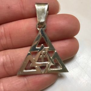 STERLING SILVER Trinity Charm