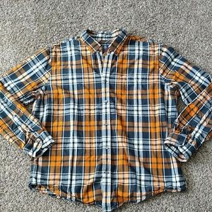 American Eagle men's plaid button down xxl