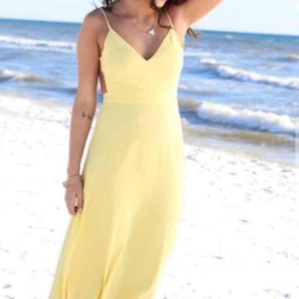 Maxi Yellow Dress