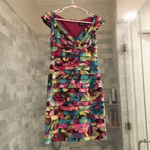 EUC Adrianna Papell bodycon cocktail dress