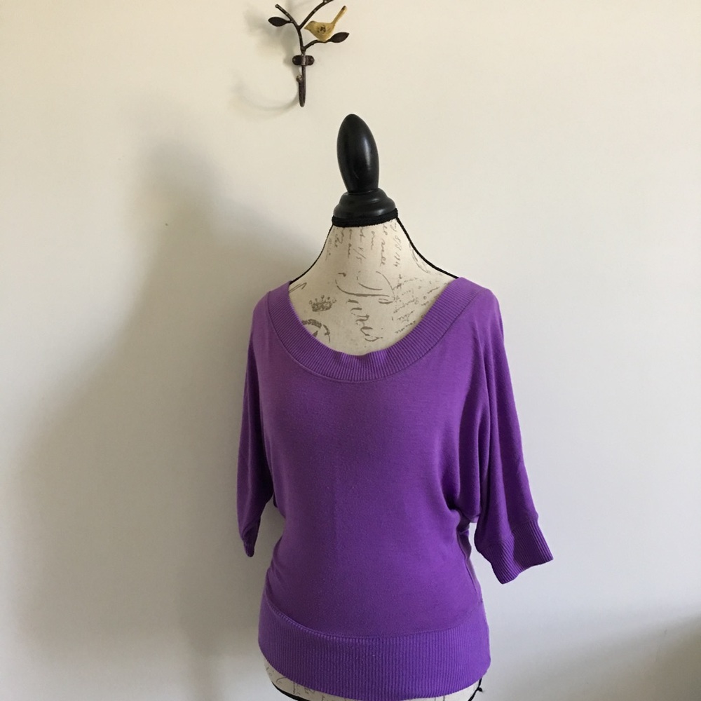 Lilac Dolman Sweater