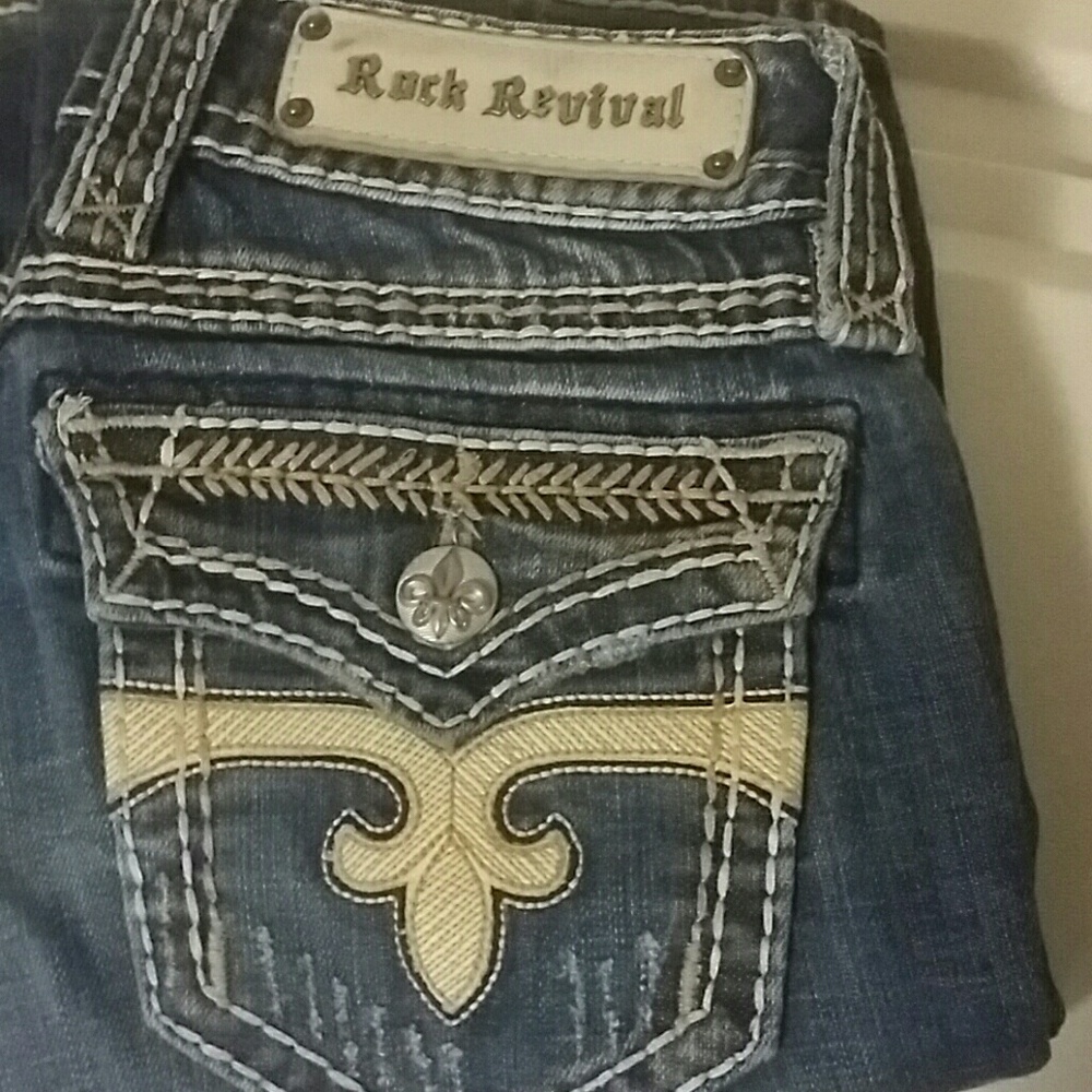 ROCK REVIVAL  DARA,25X34, BOOTCUT