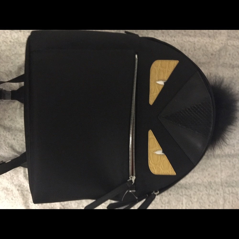 Fendi monster backpack nwt