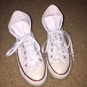 All Star Converse Shoes - All star white high top converse All Star Converse Shoes - All star white high top converse