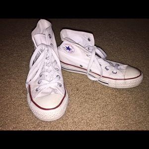 All Star Converse Shoes - All star white high top converse All Star Converse Shoes - All star white high top converse