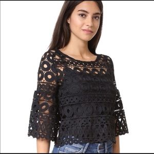 Style Mafia Black Lace Top