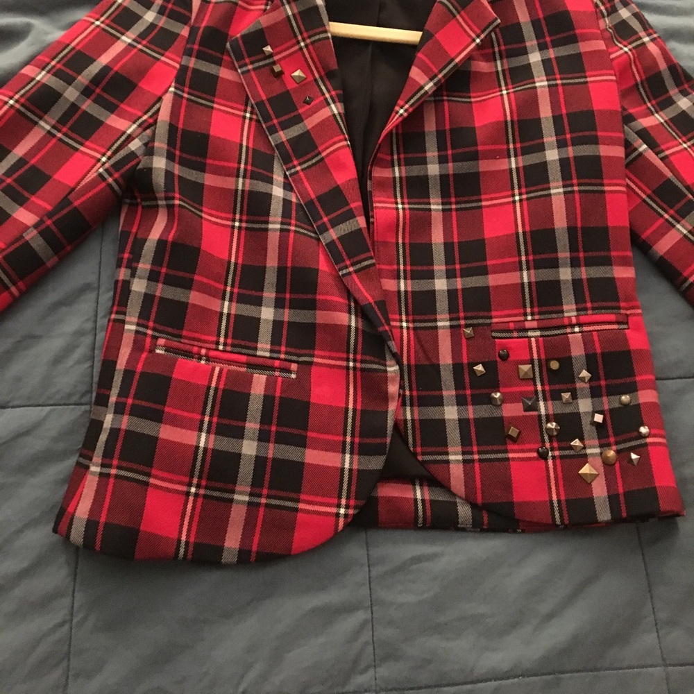 Love Ady plaid jacket size S