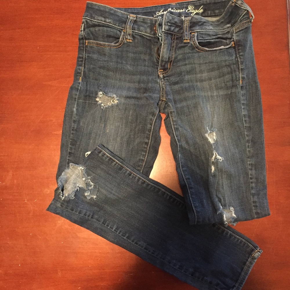American Eagle Distressed Jeggings
