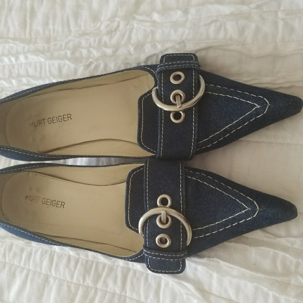 Kurt Geiger Denim Heels