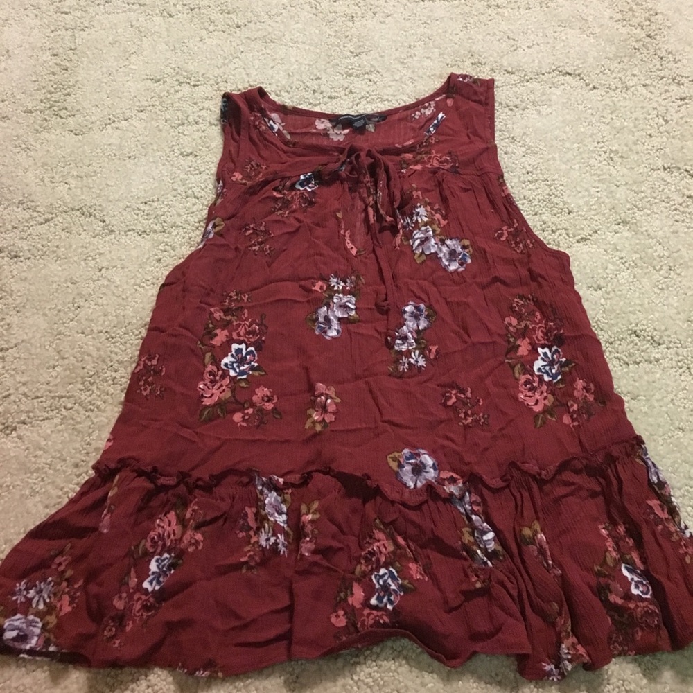 American Eagle Peplum Tank/Blouse