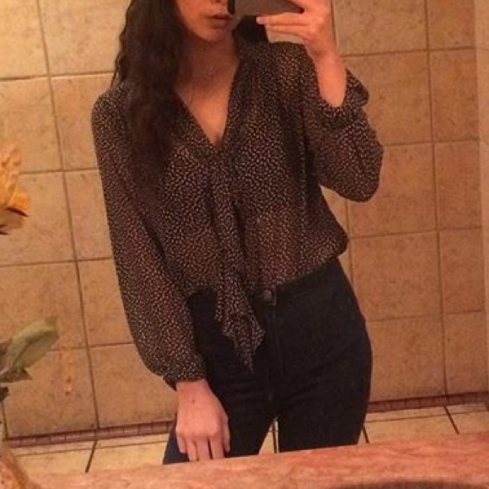 Forever21 Pussybow Blouse