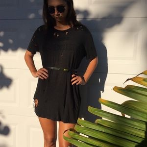 ZARA Distressed Dress