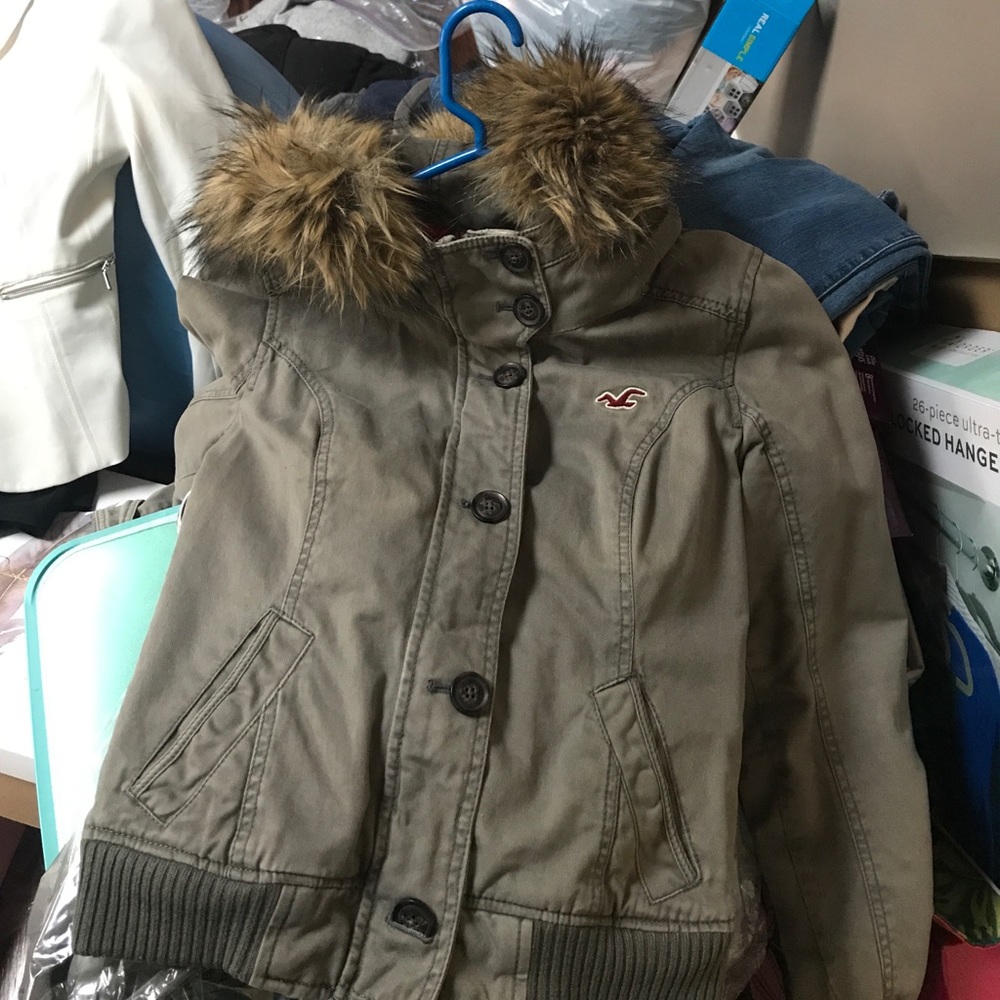 Hollister coat with hood