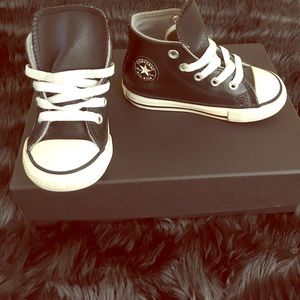 Leather high top Chuck Taylor Converse All Star