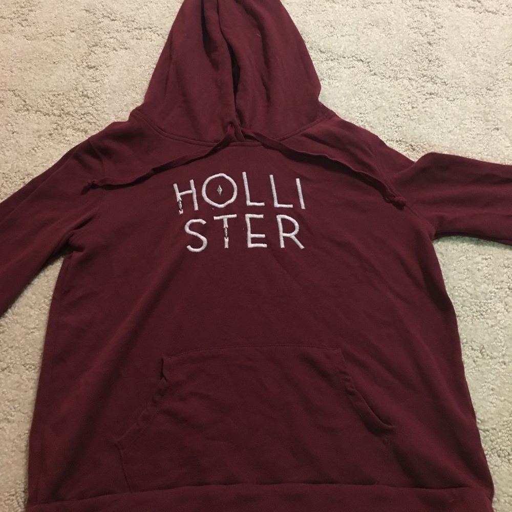 Hollister Maroon Hoodie