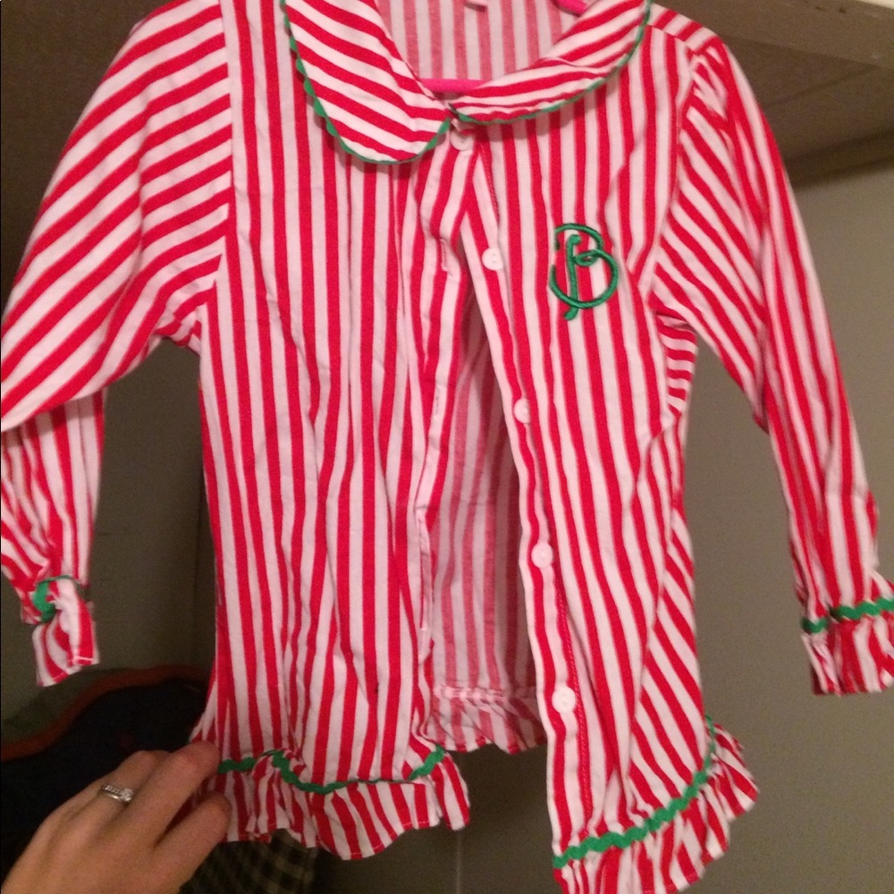 Christmas pajama top