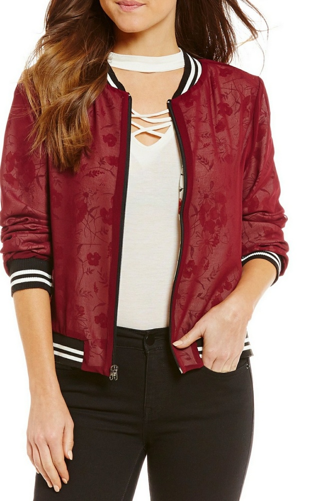 Floral REVERSIBLE Bomber Jacket 1 Left! - Picture 4 of 6