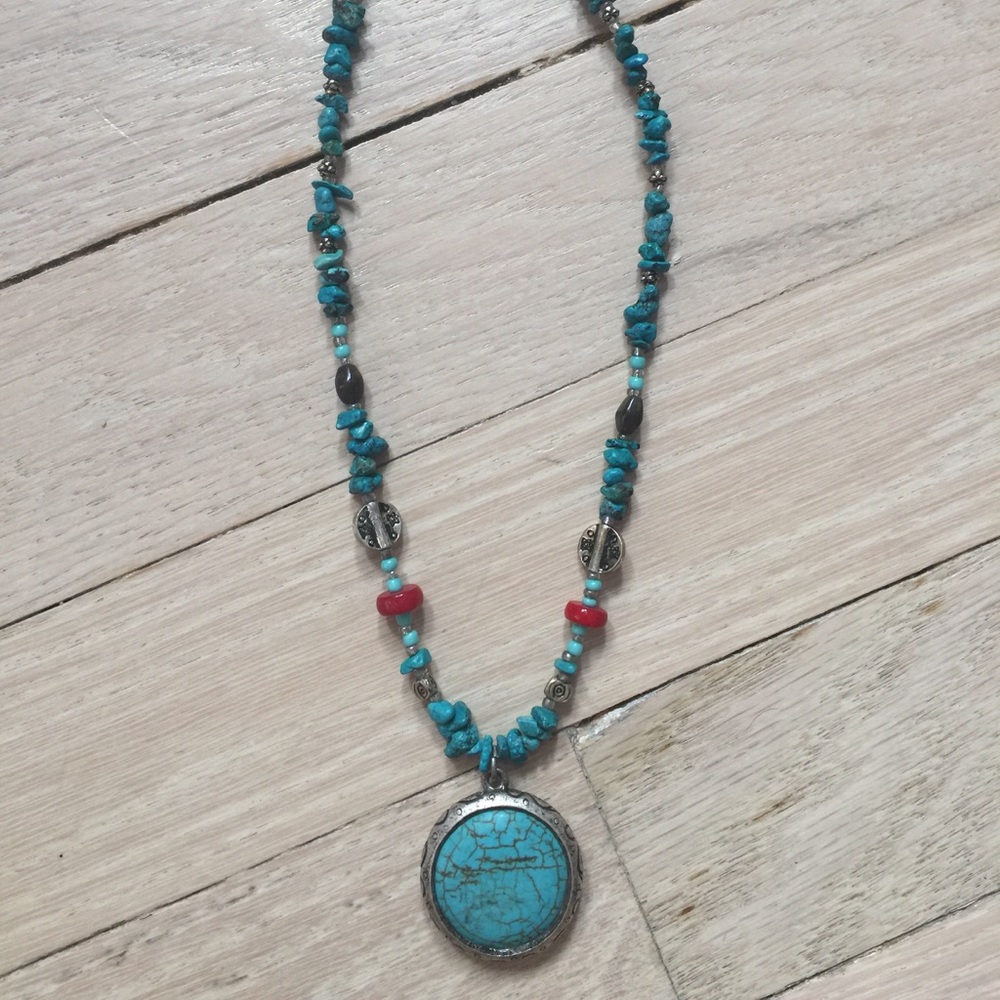 Turquoise Pendant Necklace