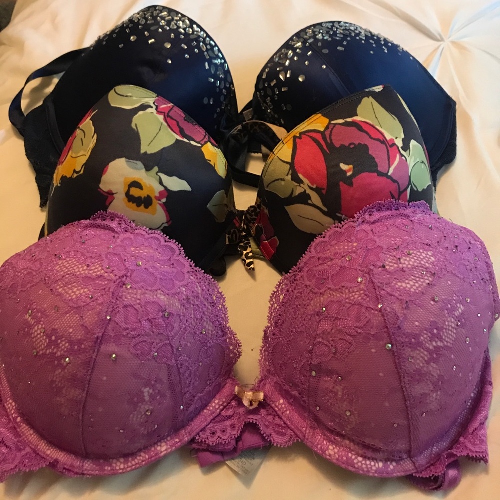 Victoria secret and aerie bra bundle 34D