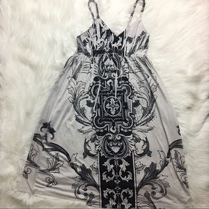 Braided strap midi dress with rime-stones!😍