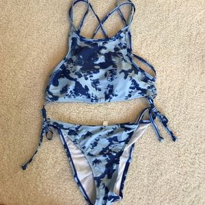 NWOT tie dye bikini