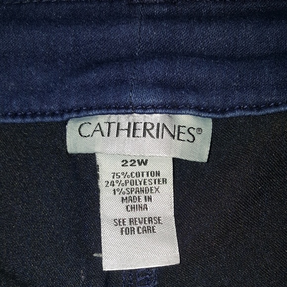 PLUS SIZE WOMAN'S 22W Catherine's pants/jeans - Picture 2 of 4